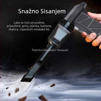 Ručni pištolj za čišćenje s turbinskom tehnologijom za pranje automobila, ispiranje vodom i uklanjanje prašine — Healthy Photo