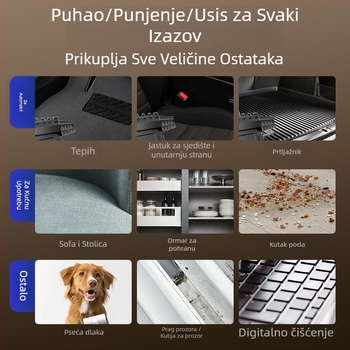 Ručni pištolj za čišćenje s turbinskom tehnologijom za pranje automobila, ispiranje vodom i uklanjanje prašine — Healthy Photo