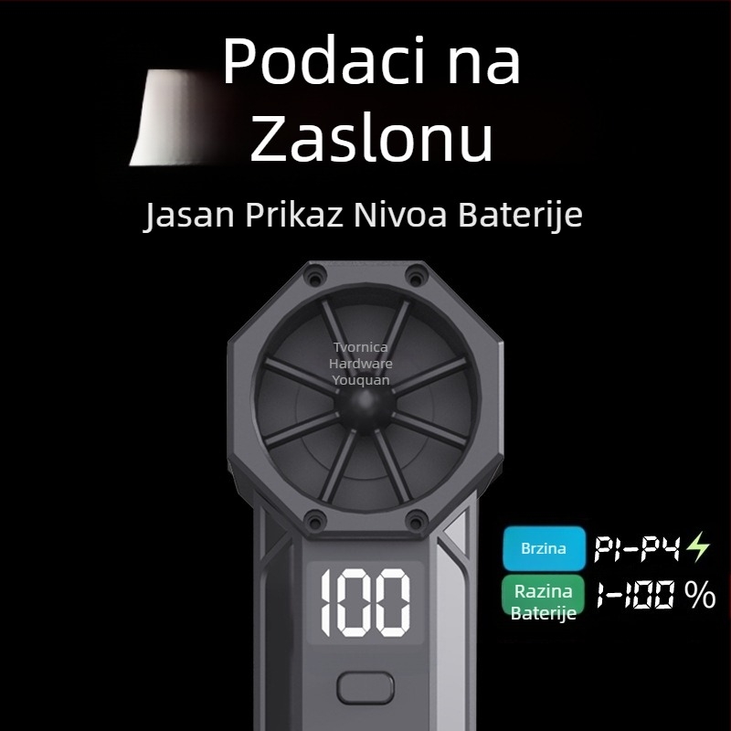 Ručni pištolj za čišćenje s turbinskom tehnologijom za pranje automobila, ispiranje vodom i uklanjanje prašine — Healthy Photo