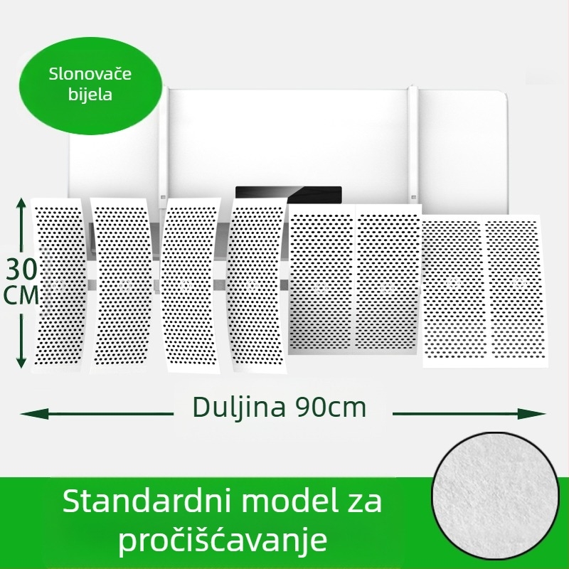 Zidni deflektor protoka zraka za klimatizaciju, ABS, univerzalna promjena smjera zraka, za spavaću sobu