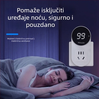 Kailan timer utičnica s zaštitom od preopterećenja, zaštita za punjenje kućanskih uređaja i telefona, automatsko isključivanje s odbroavanjem