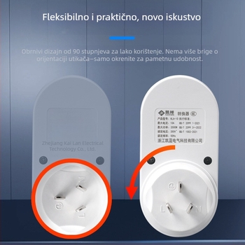 Kailan timer utičnica s zaštitom od preopterećenja, zaštita za punjenje kućanskih uređaja i telefona, automatsko isključivanje s odbroavanjem