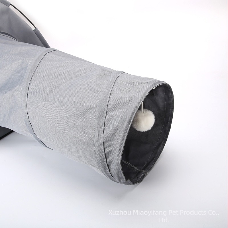 Mačji šator s tunelom – sve sezone, zatvoren, vodootporan, odvojiv i periv (materijal: tkanina + platno)