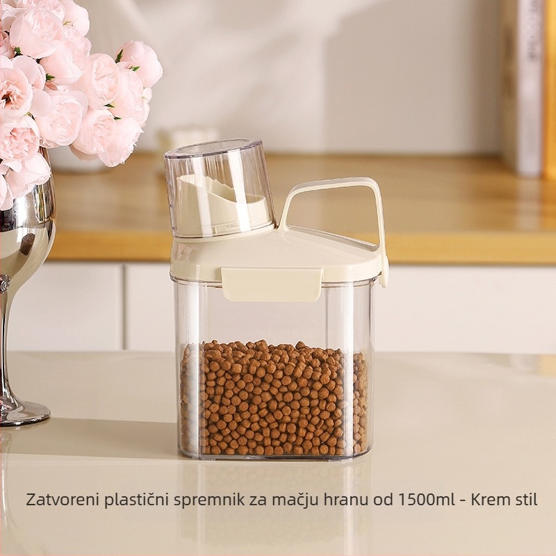 Enjoy Things spremnik za skladištenje hrane za žitarice, grah i rižu | zatvoren, otporan na vlagu i štetnike | PET plast