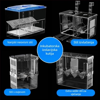 Akrilna kutija za izolaciju i inkubaciju malih riba – Haolong Hl58