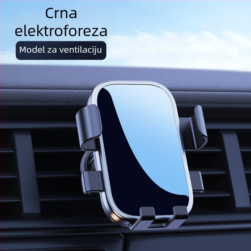 Držač za mobitel u autu, ugradnja na ventilacijski otvor, senzor otvaranja/zatvaranja, bežično punjenje 15W, Snap-On ugradnja
