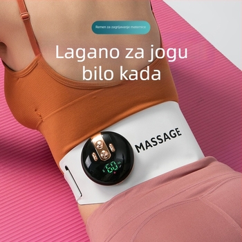 EMS grijaći pojas s masažom svjetlom, baterijsko napajanje, model N10, 4 razine temperature do 50°C