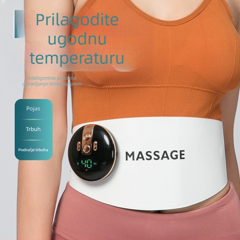 EMS grijaći pojas s masažom svjetlom, baterijsko napajanje, model N10, 4 razine temperature do 50°C