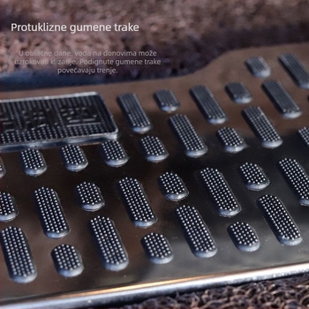 Pedal vozača automobila, otporan na habanje od aluminijske legure, protuklizna površina, zaštita kočnog pedala, za ručni mjenjač