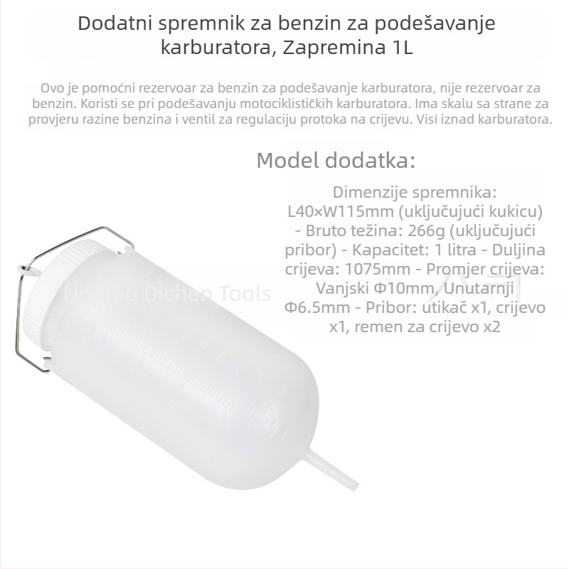 Oldsky 1L PE Dodatni spremnik goriva za podešavanje karburatora – Automobilska njega, motor serija