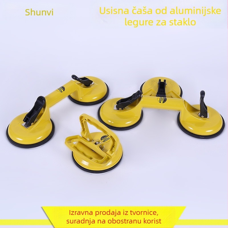 Shunwei Aluminijski spoj za staklo s vakuumom, plastična hvataljka za staklo, alat za pločice, snažno usisavanje
