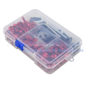 Set vijaka za karoseriju motocikla i vjetrobran, model V02, Gu Fuyou, 177 kom, kompatibilno sa općim modelima.