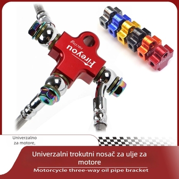 Creative Oilhose-3-Way adapter za uljni vod kočnog sustava motocikla, univerzalan