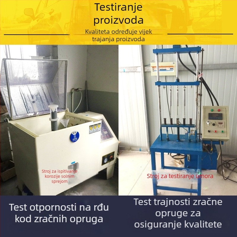 Gasna šipka za poklop motora za Volkswagen – slobodni tip plinske opruge, kompresijsko djelovanje, materijal: čelična opruga, hod 160 mm, udaljenost montaže 400 mm