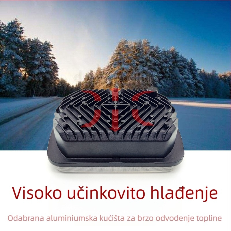 LED Wrangler serija prednje svjetiljke, 69W, 10-36V, 7100 lm, 6000K, LED 3232