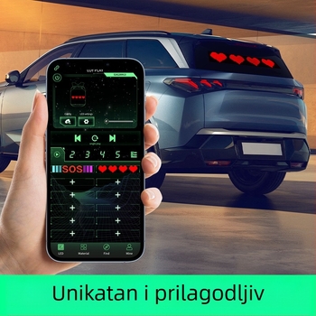 Automobilska LED pikselna meka svjetla, PU+FPCB, 2W, 5V, 12A, univerzalna kompatibilnost