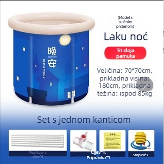 Sklopiva kanta za kupanje za odrasle, materijal PVC/nylon tkanina, namjena kupanje, Water Beauty
