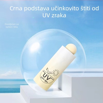 Mini kišobran s pet dijelova, ultra lagan, ručno otvaranje, 6 rebara od vlakana, tkanina 210T, UPF iznad 50