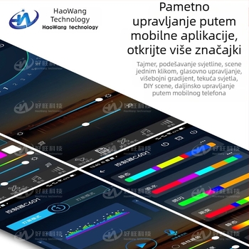 5V USB RGB LED traka s Bluetooth upravljanjem i glazbenim režimom za pozadinu televizora