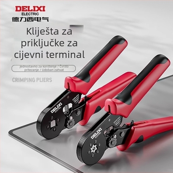 Delixi Višenamjenski kliješta za terminale – iglični tip, hladno lisanje, legirana čelika
