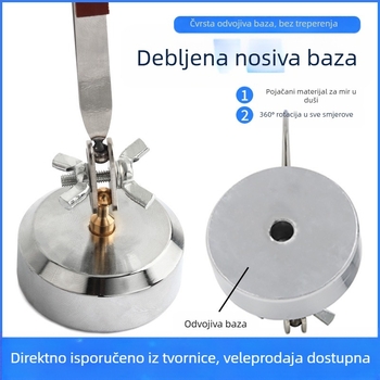 Univerzalna svornica za zavarivanje, stolni dizajn s kutom, obrnuti klip, s ravnim i zakrivljenim čeljustima, protuklizni zubi