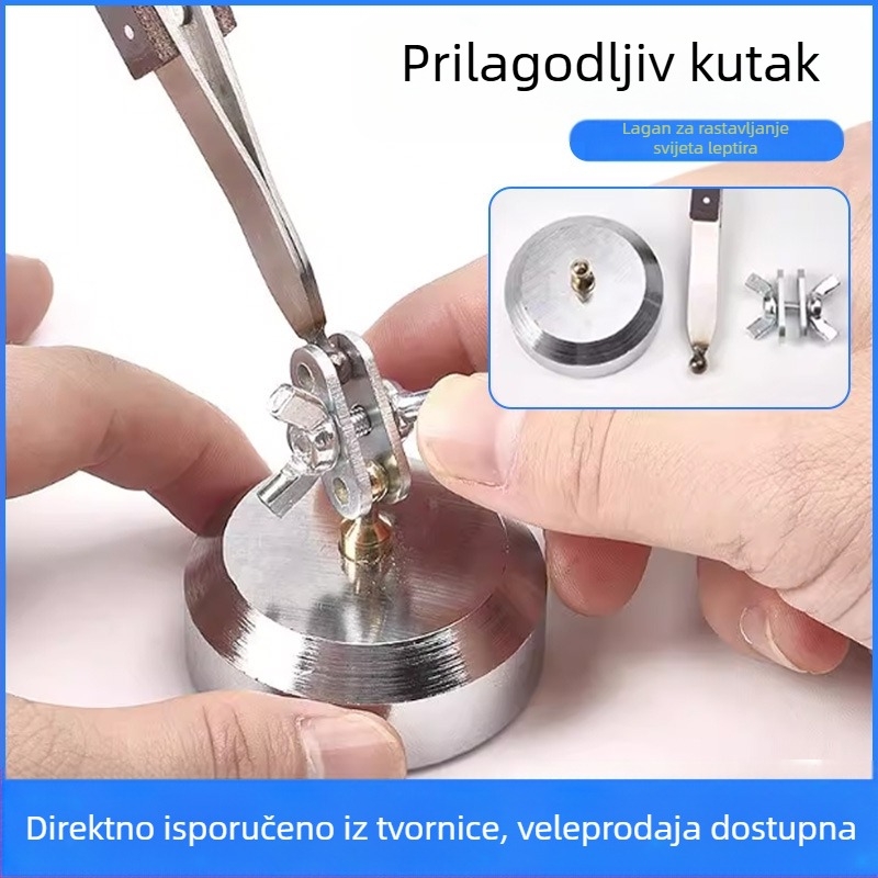 Univerzalna svornica za zavarivanje, stolni dizajn s kutom, obrnuti klip, s ravnim i zakrivljenim čeljustima, protuklizni zubi