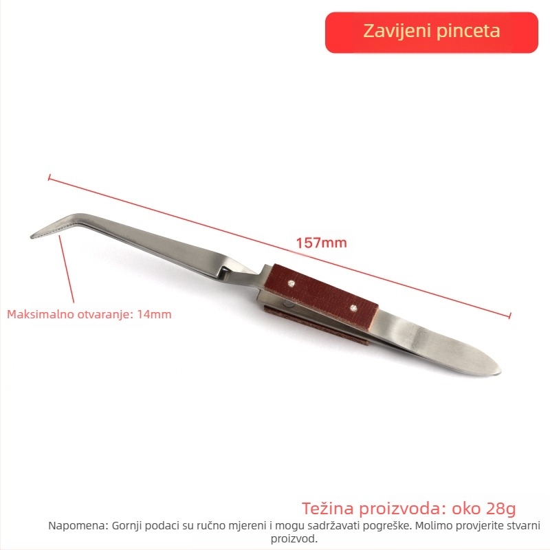 Univerzalna svornica za zavarivanje, stolni dizajn s kutom, obrnuti klip, s ravnim i zakrivljenim čeljustima, protuklizni zubi