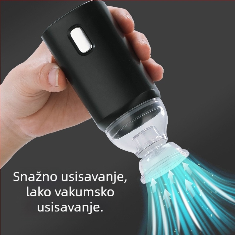 Vakuumski stroj – ručni, mini, USB punjiv, model Vacuum Rod (5V, 7W, 1 Hz)