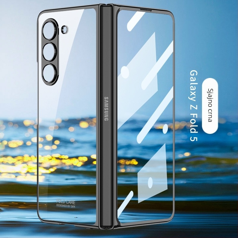 PC tvrdi kućište s elektropliranim phantom završetkom za Samsung Z Fold7/6/5, zaštita sklopivog zaslona