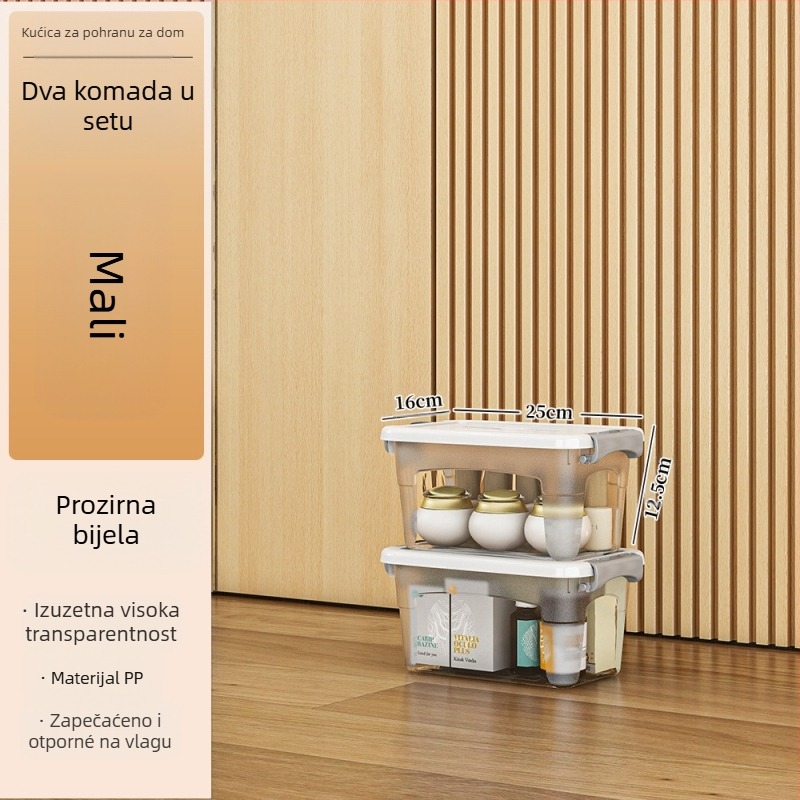 Plastična kutija za skladištenje s kotačićima – višenamjenska, kapacitet 50–60 L, otporna na prašinu i vlagu, modeli 5501–5506