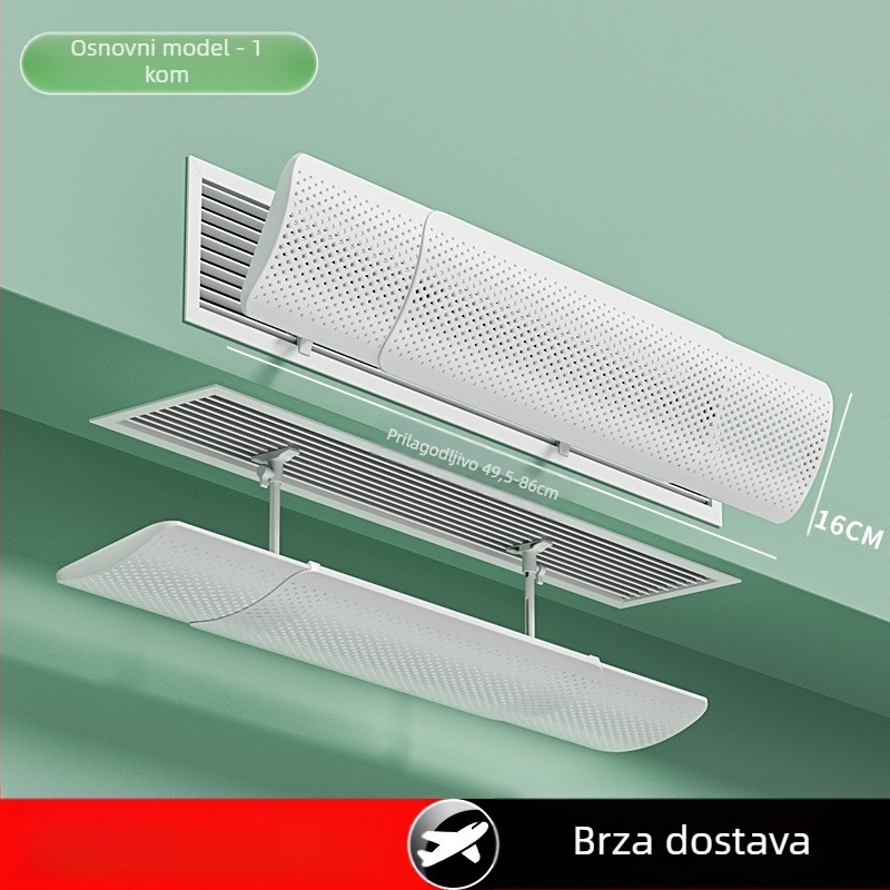 Deflektor izlaza zraka klima-uređaja, model 985, materijal: svileno cvijeće, za spavaću sobu