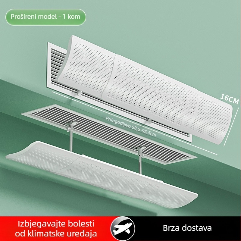 Deflektor izlaza zraka klima-uređaja, model 985, materijal: svileno cvijeće, za spavaću sobu