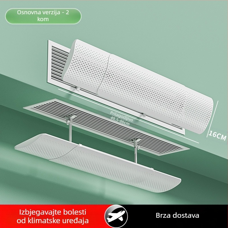 Deflektor izlaza zraka klima-uređaja, model 985, materijal: svileno cvijeće, za spavaću sobu