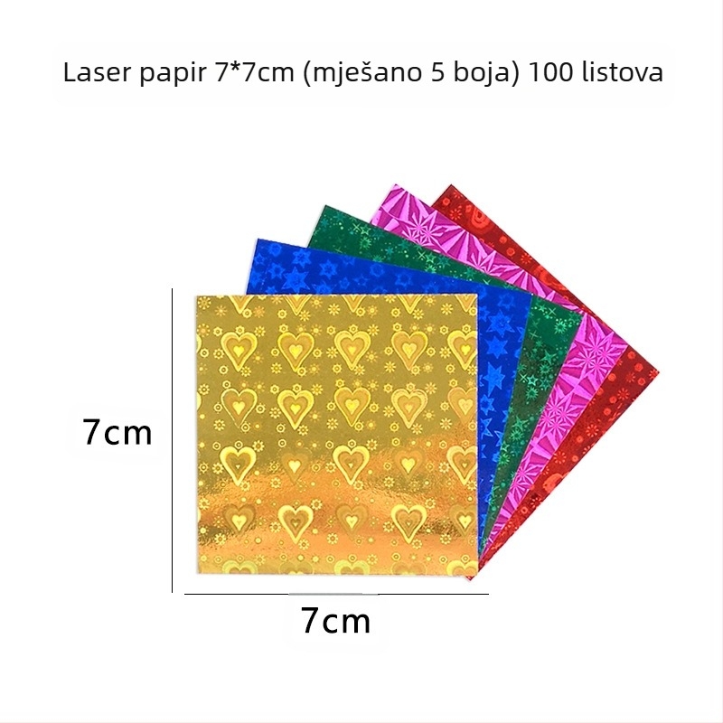 Origami papir za zanate — premazani papir, marka Bile, stil lagani luksuz, kategorija: druge papirnate rukotvorine, materijal: papir