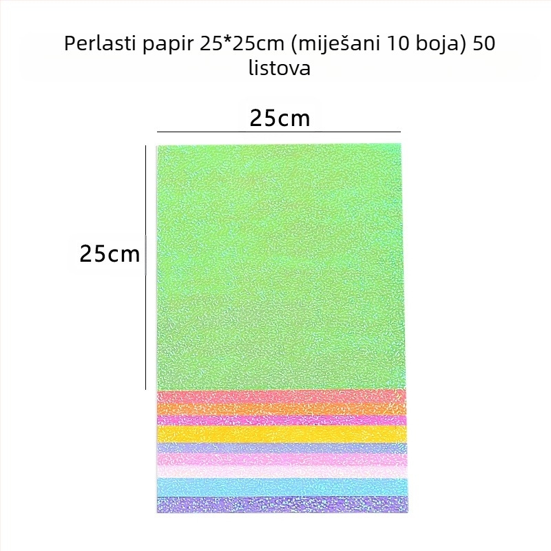 Origami papir za zanate — premazani papir, marka Bile, stil lagani luksuz, kategorija: druge papirnate rukotvorine, materijal: papir