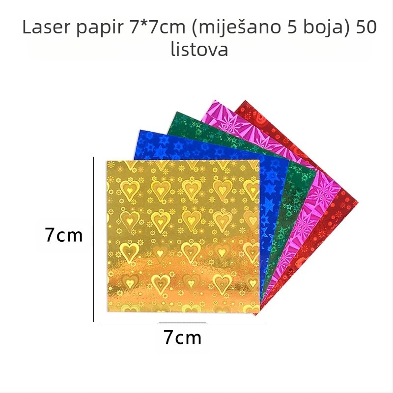 Origami papir za zanate — premazani papir, marka Bile, stil lagani luksuz, kategorija: druge papirnate rukotvorine, materijal: papir