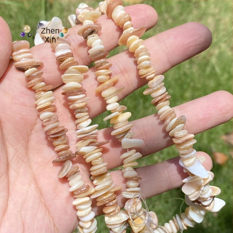 Boemske šarene školjke perle, 7–14 mm, poluproizvodi za nakit, duljina 38 cm