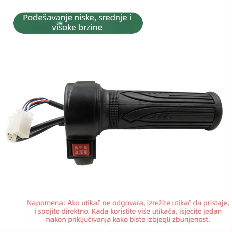 Regulator brzine za ručicu električnog vozila – Univerzalna kompatibilnost, dodatak za ručicu, prednje i stražnje