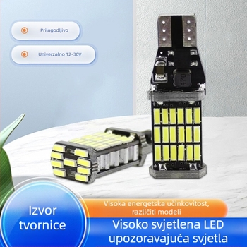 LED stražnje svjetlo za automobil, T15, 45-SMD 4014, Visoka svjetlina (10W; 12-30V; 999LM; 4014; 7500-8000K)