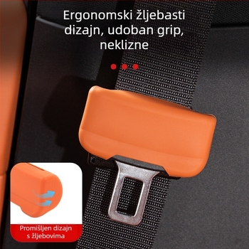Silikonska zaštitna navlaka za glavu sigurnosnog pojasa u unutrašnjosti vozila (otporna na habanje) (Brand: Horse friend; Model: Consultation; Customization: No; Material: Silicone; Compatibility: M9)
