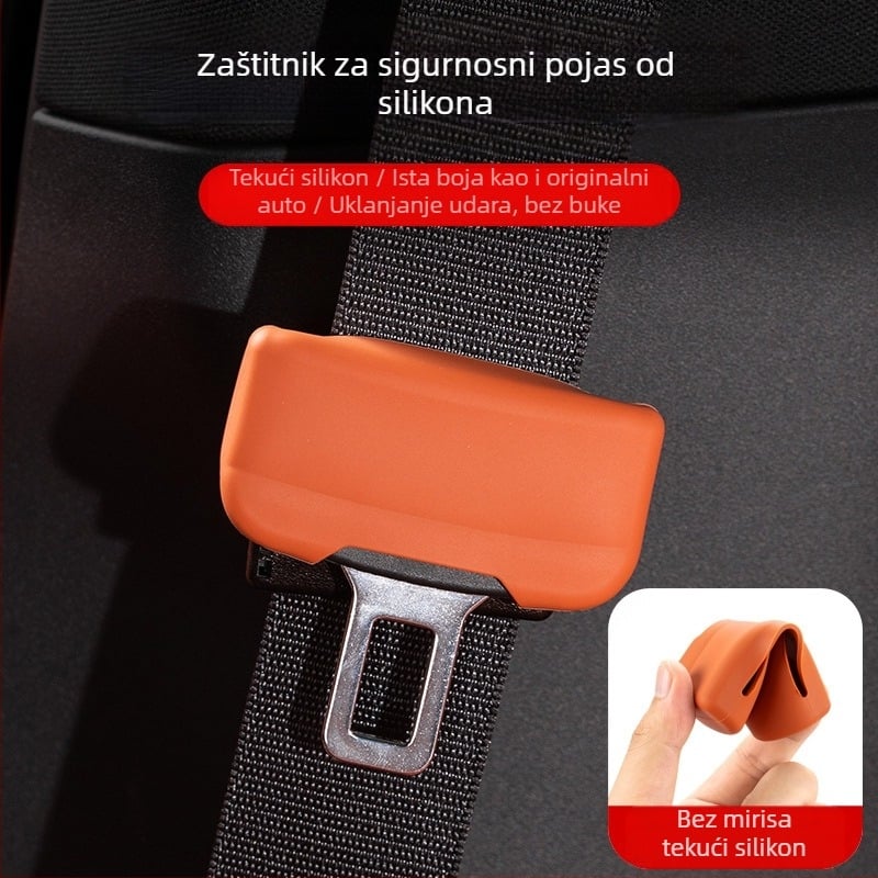 Silikonska zaštitna navlaka za glavu sigurnosnog pojasa u unutrašnjosti vozila (otporna na habanje) (Brand: Horse friend; Model: Consultation; Customization: No; Material: Silicone; Compatibility: M9)