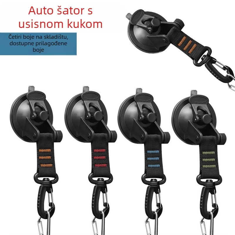 Usisna kuka za automobil i sjenilo, prijenosna, bez bušenja