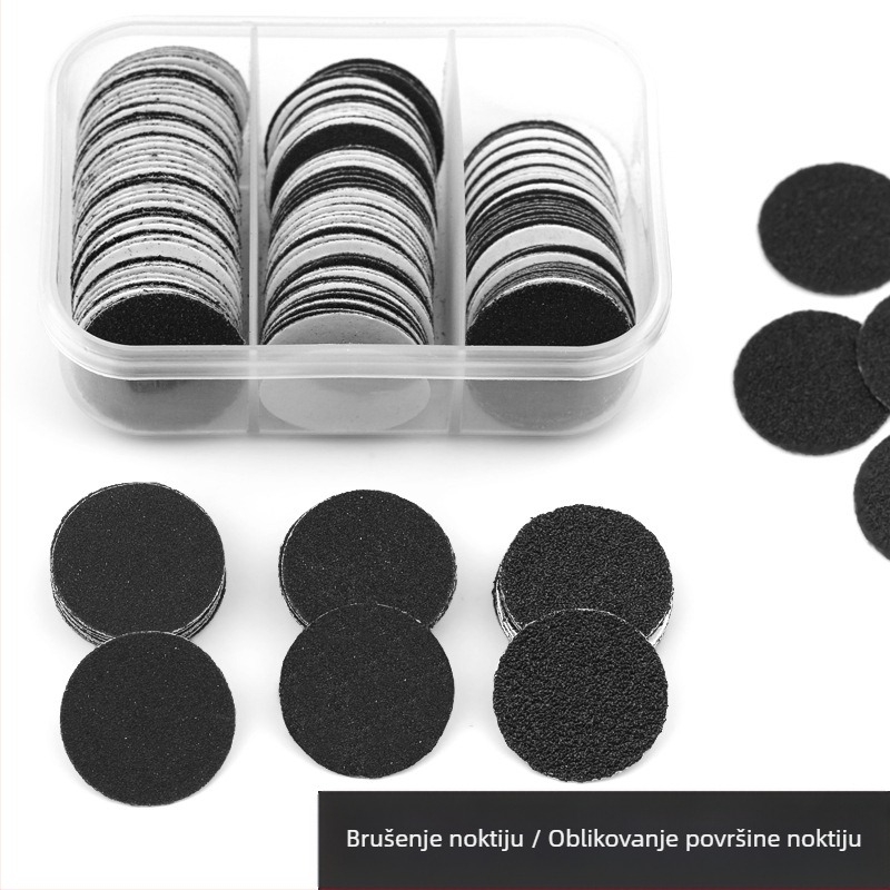 Set brusnih pločica za njegu noktiju – uklanjanje mrtve kože i žuljeva, materijal: pijesak, neto težina 35 g