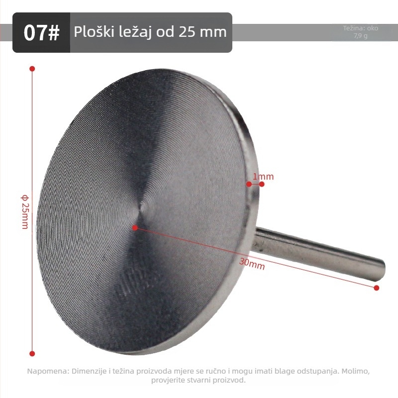 Set brusnih pločica za njegu noktiju – uklanjanje mrtve kože i žuljeva, materijal: pijesak, neto težina 35 g