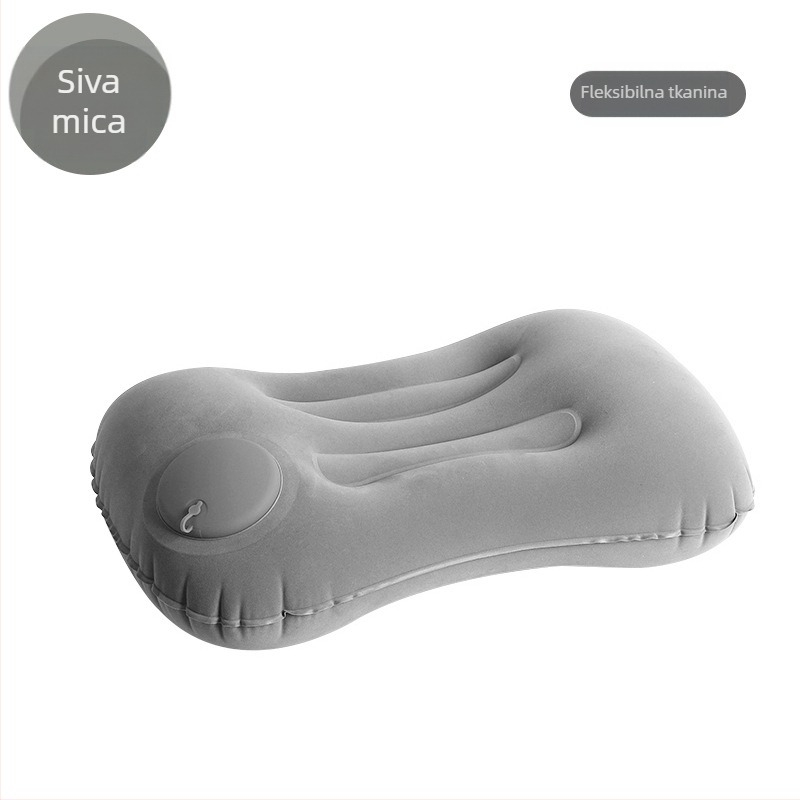 Napuhljiva putna jastučnica – Square model FlyingBear, 10 cm debljina, ekološki PVC, težina 100 g