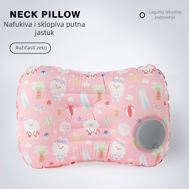 Napuhljiva putna jastučnica – Square model FlyingBear, 10 cm debljina, ekološki PVC, težina 100 g