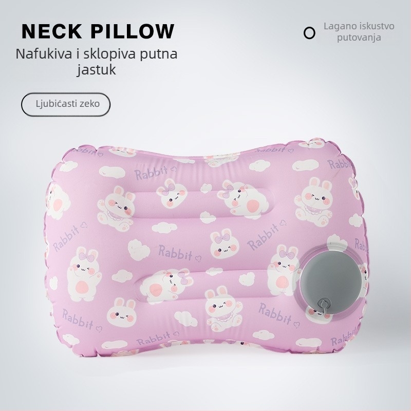 Napuhljiva putna jastučnica – Square model FlyingBear, 10 cm debljina, ekološki PVC, težina 100 g