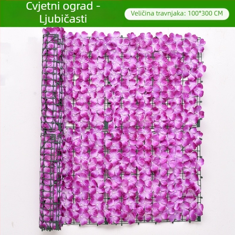 Umjetno lišće za ogradu, dekoracija zida i stropa