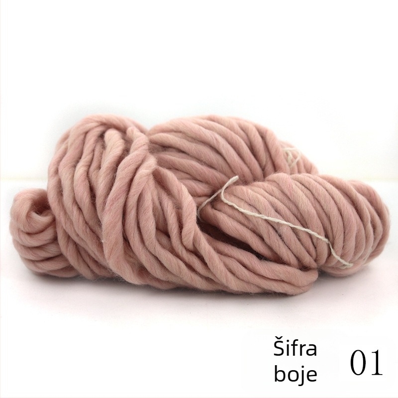 Gruba Ice-Strip vunena pređa za pletenje – 0.2 Nm, 1 niti, skein
