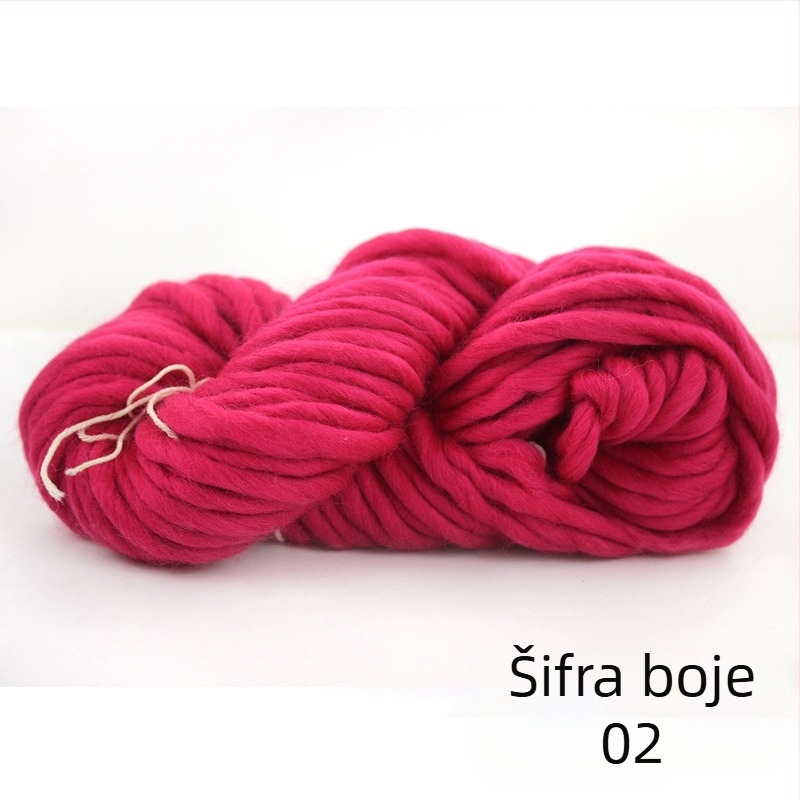 Gruba Ice-Strip vunena pređa za pletenje – 0.2 Nm, 1 niti, skein